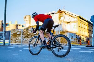 Cyclist DT Swiss Wheels